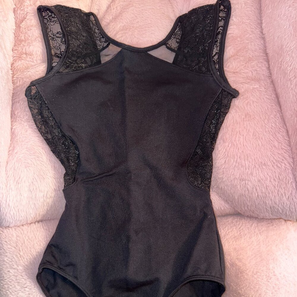 Black Dance Leotard Adult Size 4 (Small), So Danca brand
